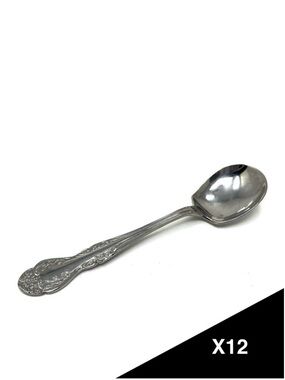 Vintage CAPCO Stainless Steel Set of 12 Dessert Spoons made in Japan CAPCO Vtg